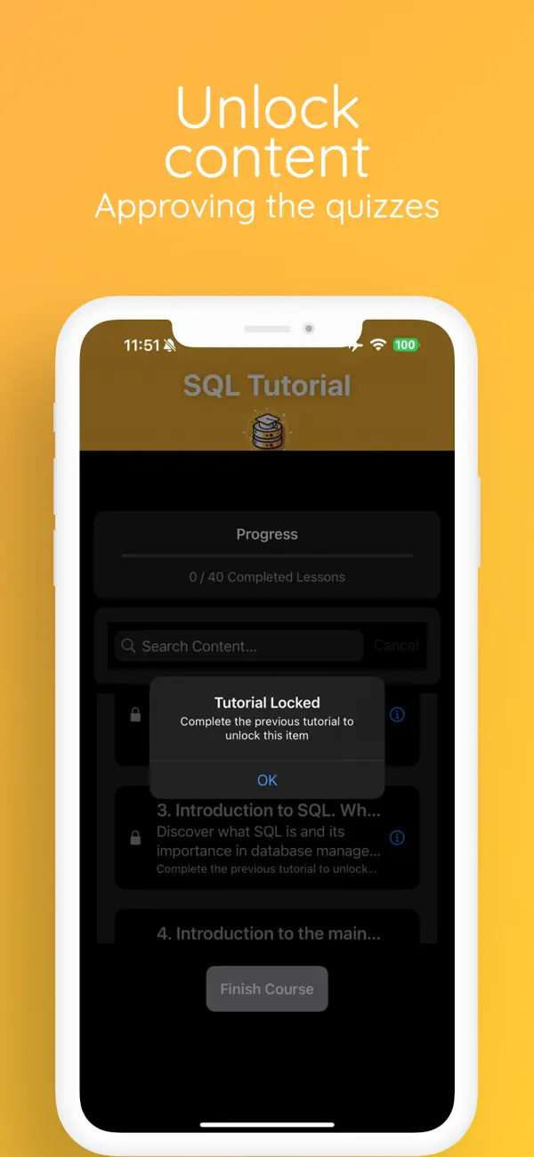 #3. SQL Course: Learn & Certify (iOS) Von: Matias Panusopulos