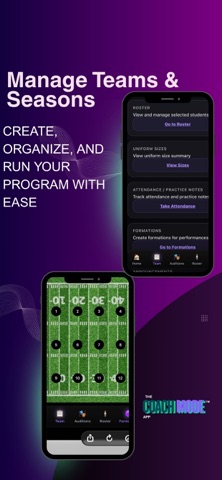 The CoachMode App™ screenshot