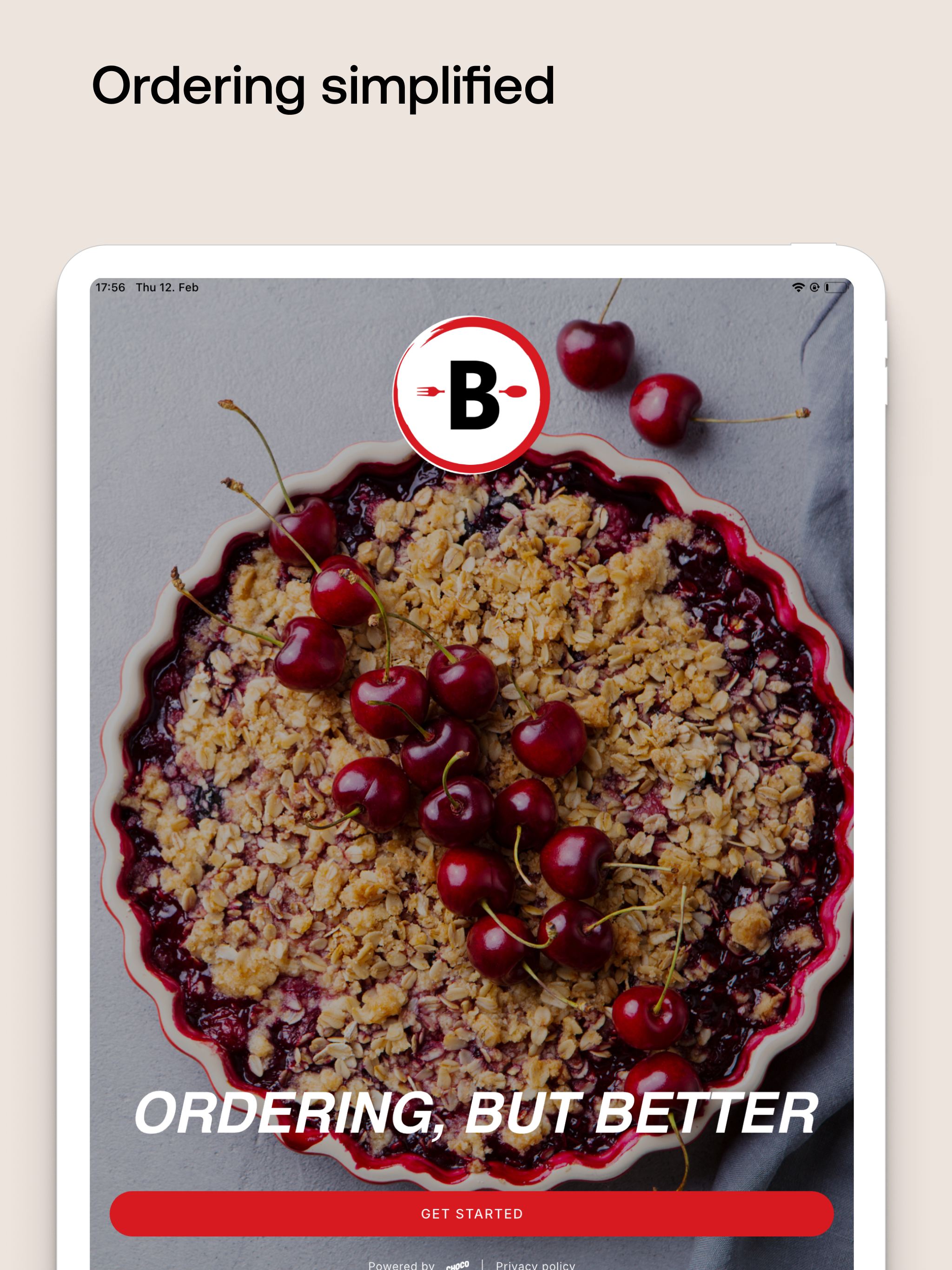 Blake's Food Service Ordering