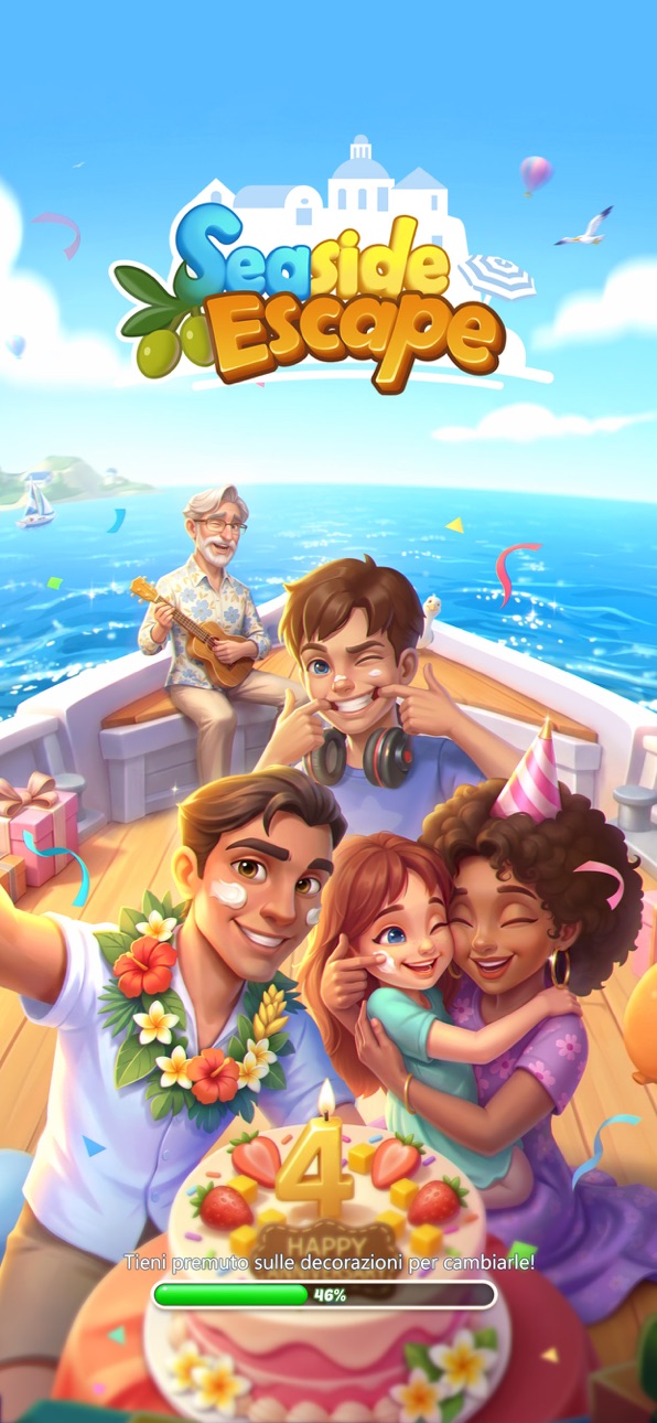Seaside Escape®: Merge & Story iOS Mod IPA screenshot 8 - iOS game interface