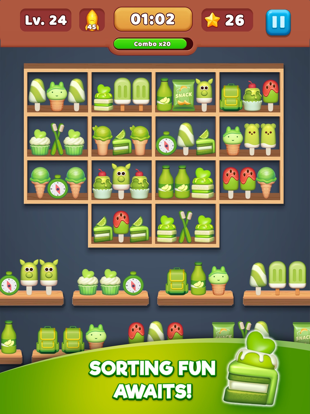 Goods Puzzle: Sort Challenge screenshot 1