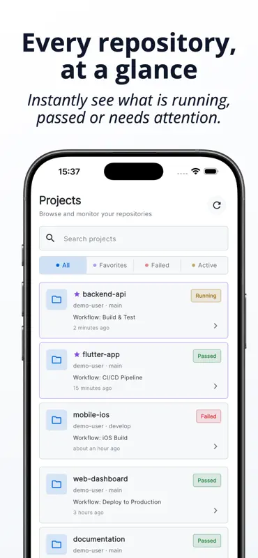GitFlow : GitHub Actions screenshot 3 of 6