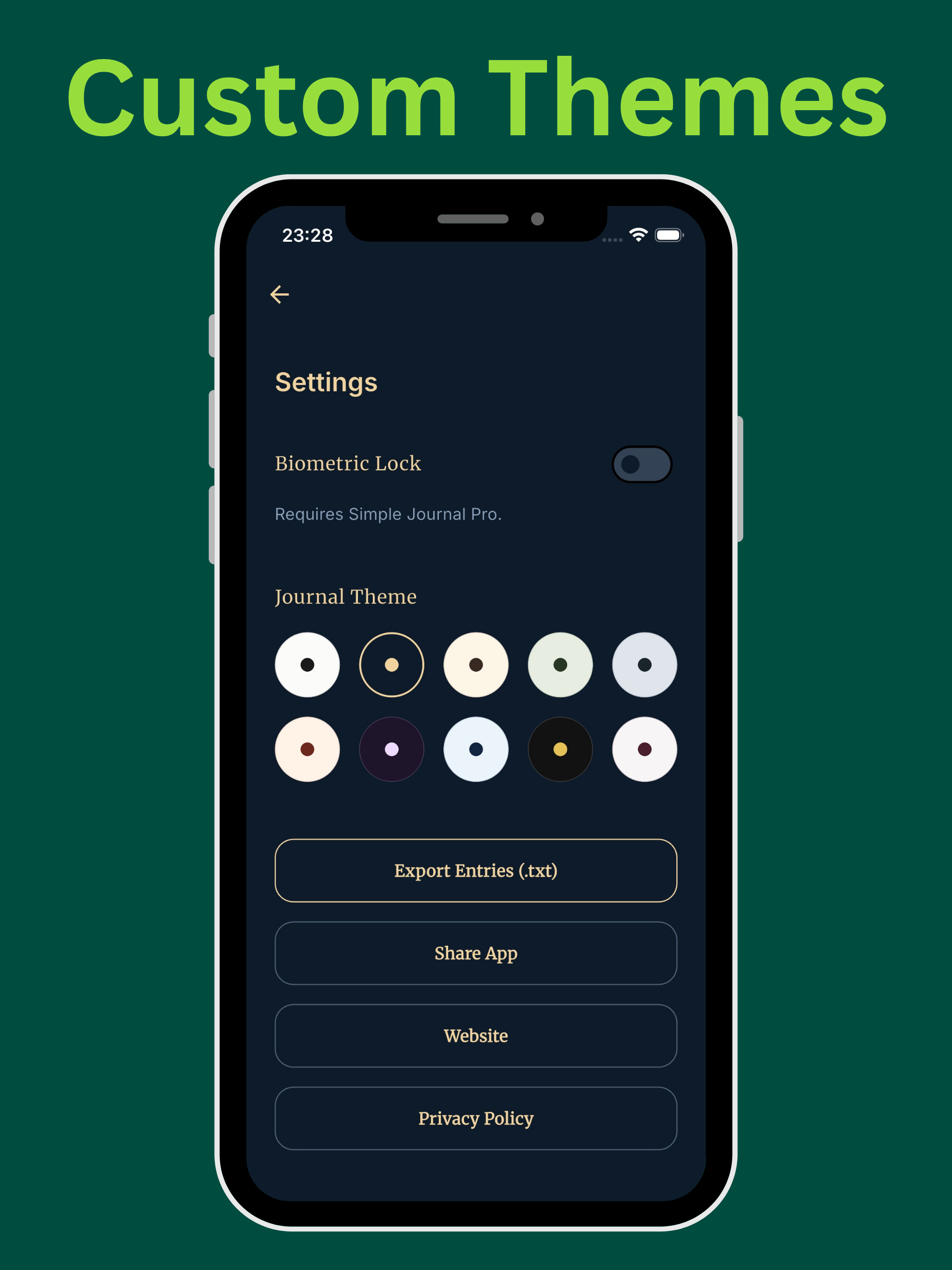 Simple Journal: Private Diary screenshot 8