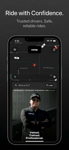 Vamp. Rideshare Revamped screenshot