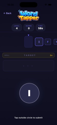 WordTapper Game screenshot 1