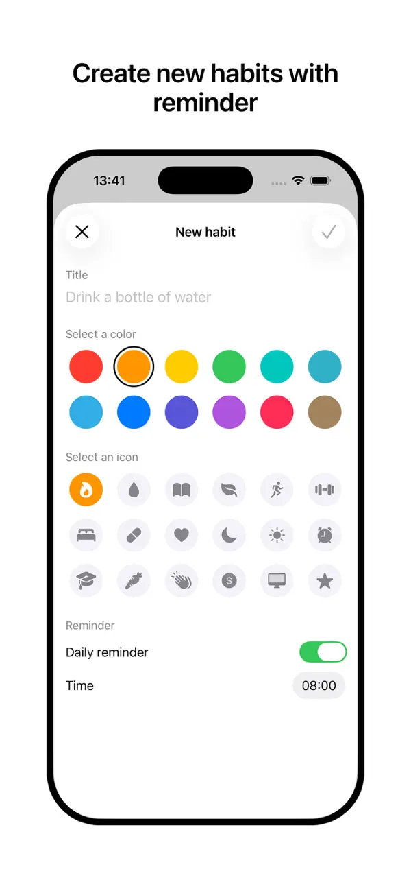 Screenshot #2 pour Habit Tracker - Mosaic