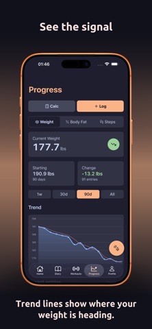 DailyGoal: Macro & Workout Log Screenshot 3 of 9