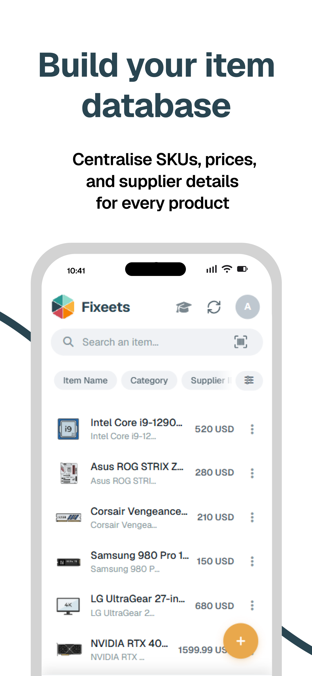 Inventory Management - Fixeets screenshot 2