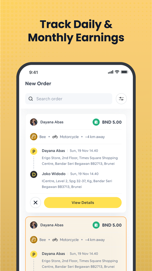 #4. Bee Driver: App for Bee Driver (iOS) 由: ONZ Group Sendirian Berhad