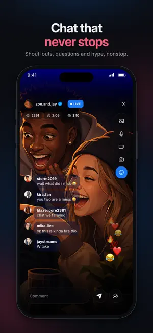 100K Live - Fake Live Stream screenshot 2