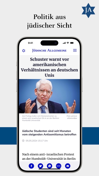 Jüdische Allgemeine Screenshot