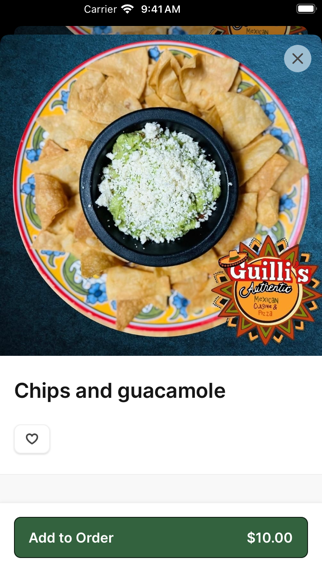 Guilli's Authentic Mexican iPhone screenshot 3 - Food & Drink app