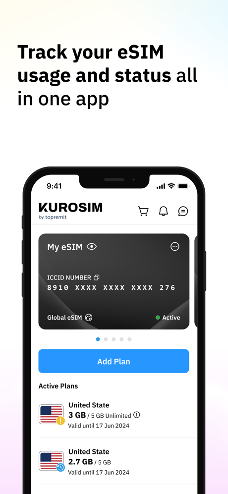 Kurosim: International eSIM screenshot 4