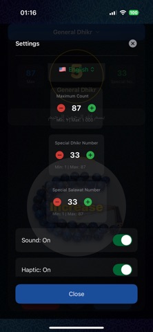 TasbihCounter screenshot