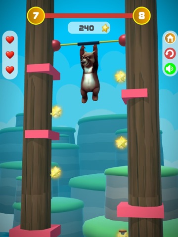Falling Bear iPad screenshot
