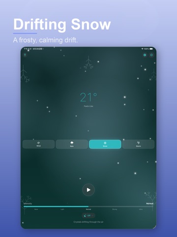 FeelTemp: Cooling Wind Sounds iPad screenshot