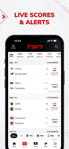 TSN: Live Sports, News, Scores screenshot 5