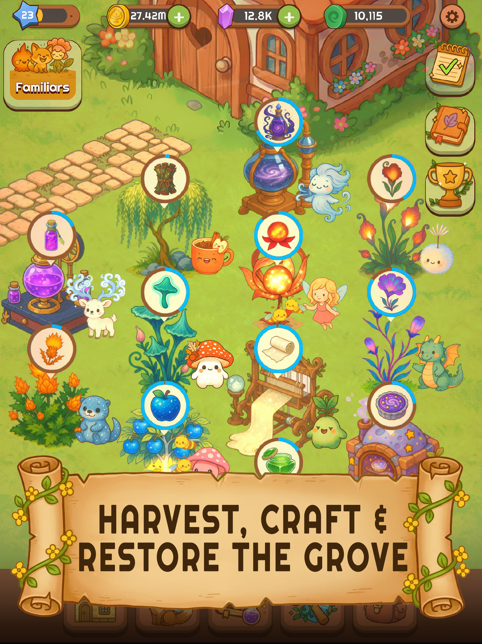 Evergrove Idle: Grow Magic