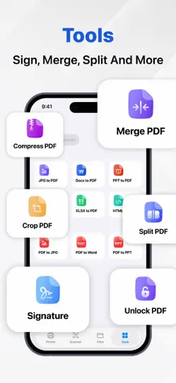 Capture d'écran de Printer App: AI Scanner & PDF sur iPhone 4