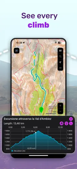 GPX Viewer PRO: Yaya Ve Bisi iPhone Ekran Görüntüsü 5