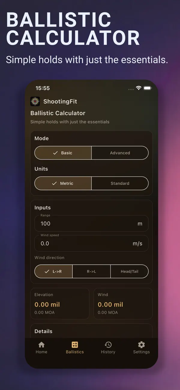 #1. ShootingFit: Shot timer (iOS) Ved: Pavel Mitskovich