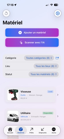 Prêt Matériel Screenshot 2 of 10
