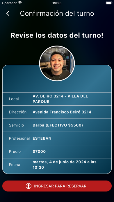 Bacan Barberia Peluqueria Screenshot