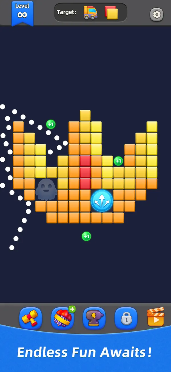 Screenshot #1 pour Bricks Epic: Brick Breaker