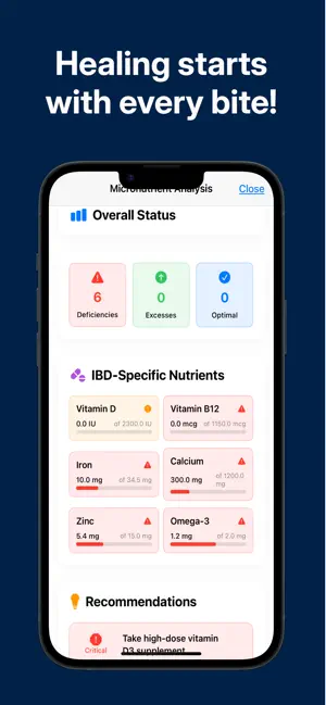 IBDPal Health App screenshot 1