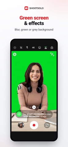 Shootsolo: Voice Video Camera screenshot
