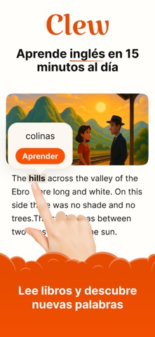 Clew: aprende inglés leyendo iPhone screenshot