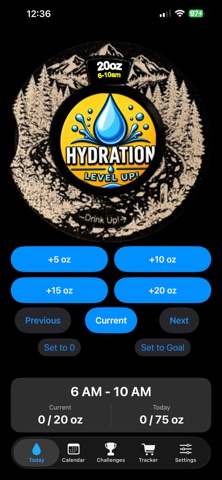 Hydration tracker2 Screenshot 1 of 10