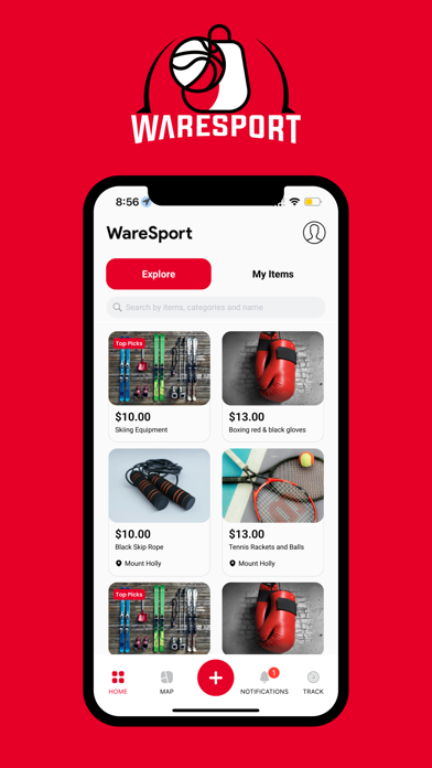 WareSport iPhone screenshot 1 - Business app