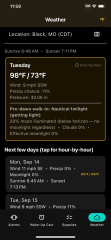 Shooting Time – Hunt Planner screenshot 4