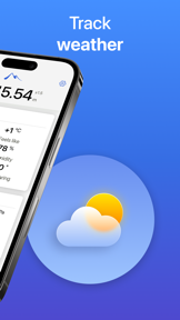 Altitude and Weather Tracker screenshot