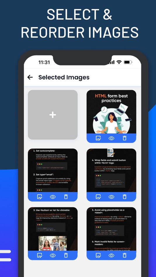#4. Image to PDF – JPG to PDF (iOS) Podle: Aakash Sajjad