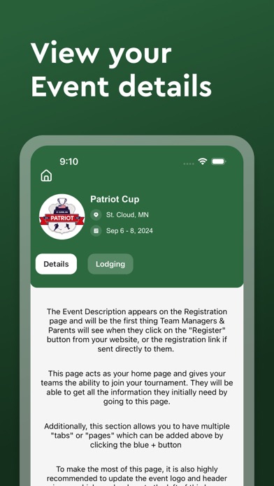 Northland Hockey Events Screenshot