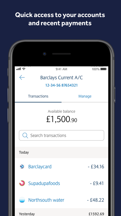 Barclays UK Screenshot