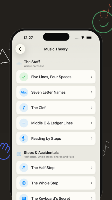 Ear Training App: NoteHunter iPhone screenshot