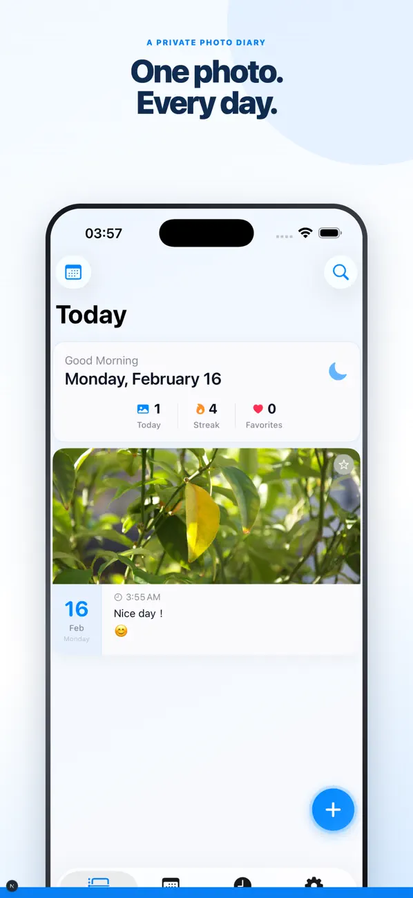 Screenshot #1 pour EveryDailyPhoto