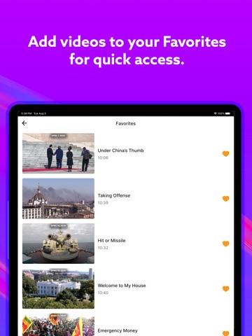 WORLD Watch for Schools iPad screenshot
