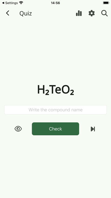 Chemistry Nomenclature Formula Screenshot