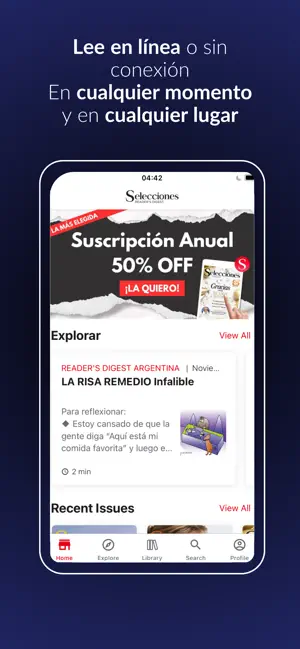 Reader's Digest Argentina screenshot 1