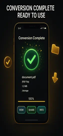 Captura de pantalla de Fexo All File Converter en iPhone 4
