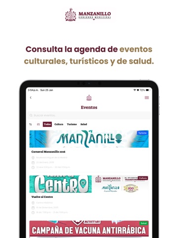 Manzanillo Conectado iPad screenshot 2