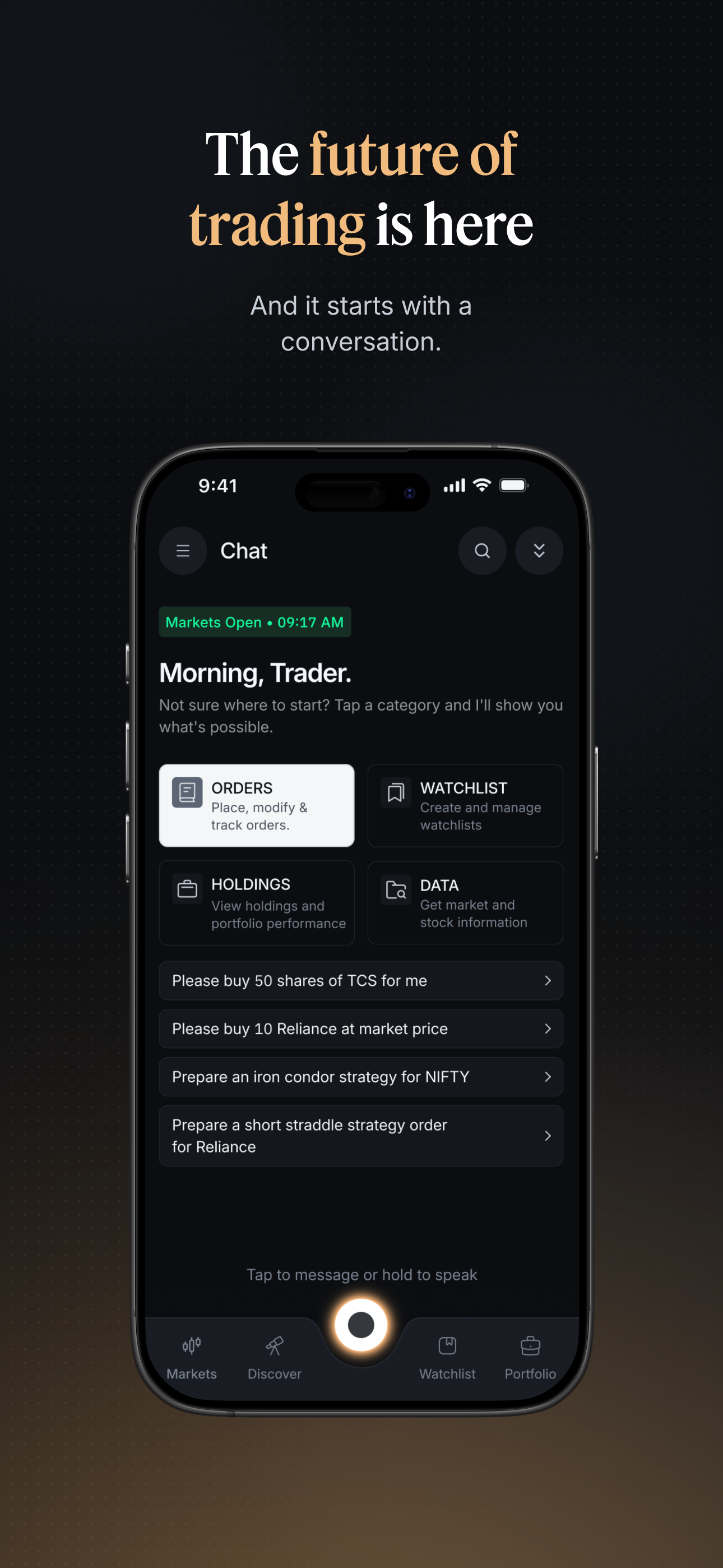 MOR - Stock Trading App screenshot 2