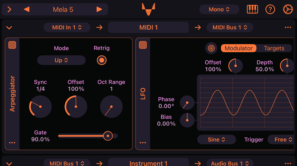 Mela 5 – AUv3: Synth, FX, MIDI - 5.3.1 - (macOS)