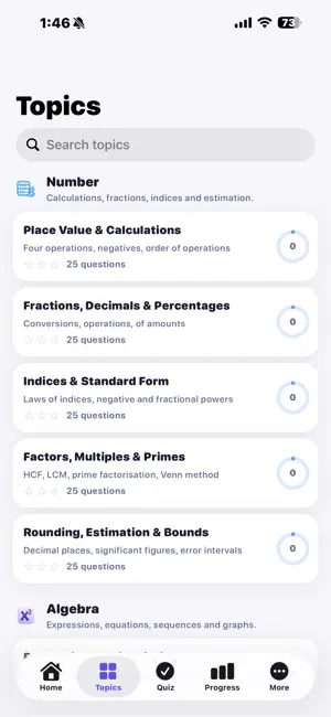 GCSE Maths A+ Quiz Revision screenshot 2