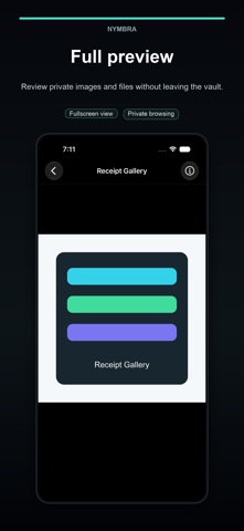 Nymbra iPhone screenshot