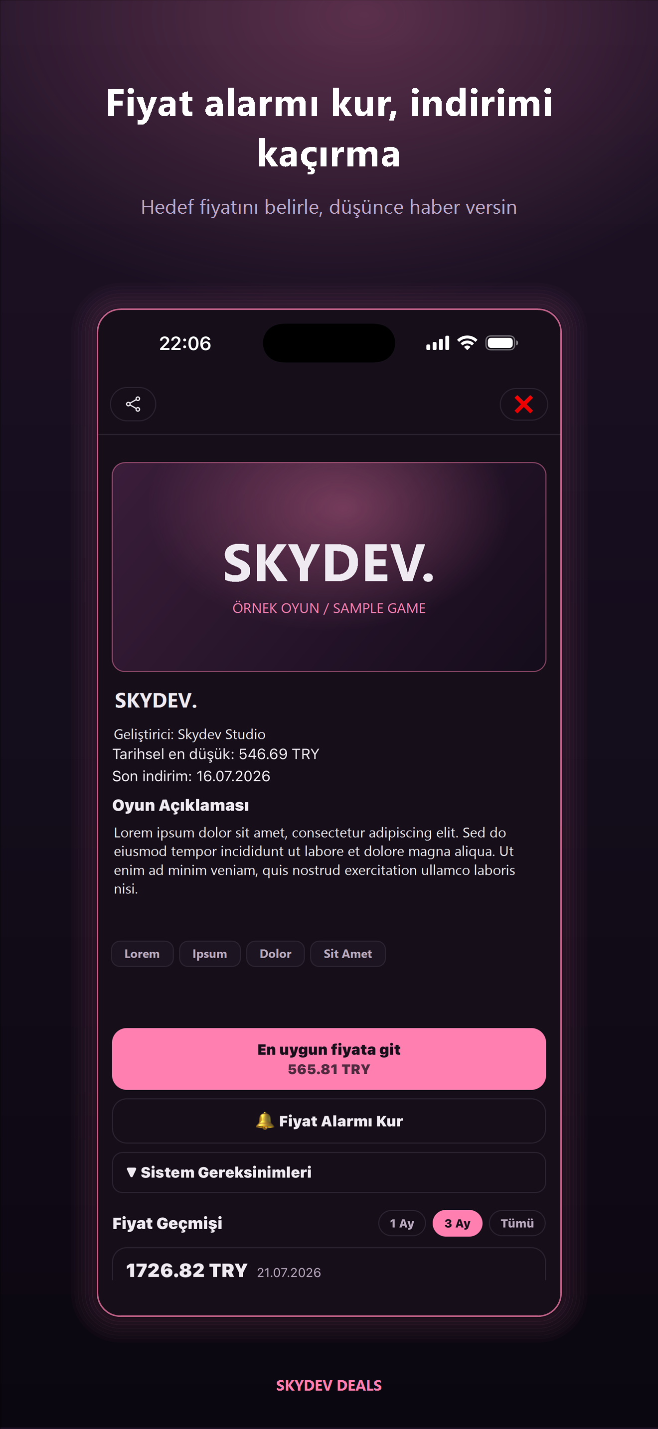Skydev - Deals